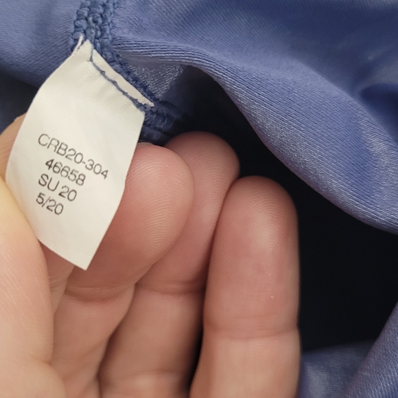 CARBON38 Cami Tank in Takara Shine. Blue sports bra. Sz M - Picture 4 of 6